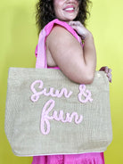 Embroidered Tote Bag-320 Bags-Simply Southern-Heathered Boho Boutique, Women's Fashion and Accessories in Palmetto, FL