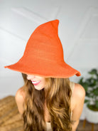 RESTOCK: Women Spire Knitted Cap For Halloween Party-330 Headwear-Accity-Heathered Boho Boutique, Women's Fashion and Accessories in Palmetto, FL