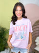 Beach Vacay Graphic Tee-130 Graphic Tees-Heathered Boho-Heathered Boho Boutique, Women's Fashion and Accessories in Palmetto, FL