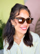 Gold Accent Bold Square Frame Sunglasses-340 Other Accessories-Fame Accessories-Heathered Boho Boutique, Women's Fashion and Accessories in Palmetto, FL