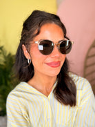 Round Retro Tortoise Frame Sunglasses-340 Other Accessories-Fame Accessories-Heathered Boho Boutique, Women's Fashion and Accessories in Palmetto, FL