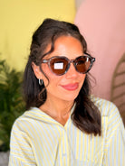 Round Double Bridge Sunglasses-340 Other Accessories-Fame Accessories-Heathered Boho Boutique, Women's Fashion and Accessories in Palmetto, FL