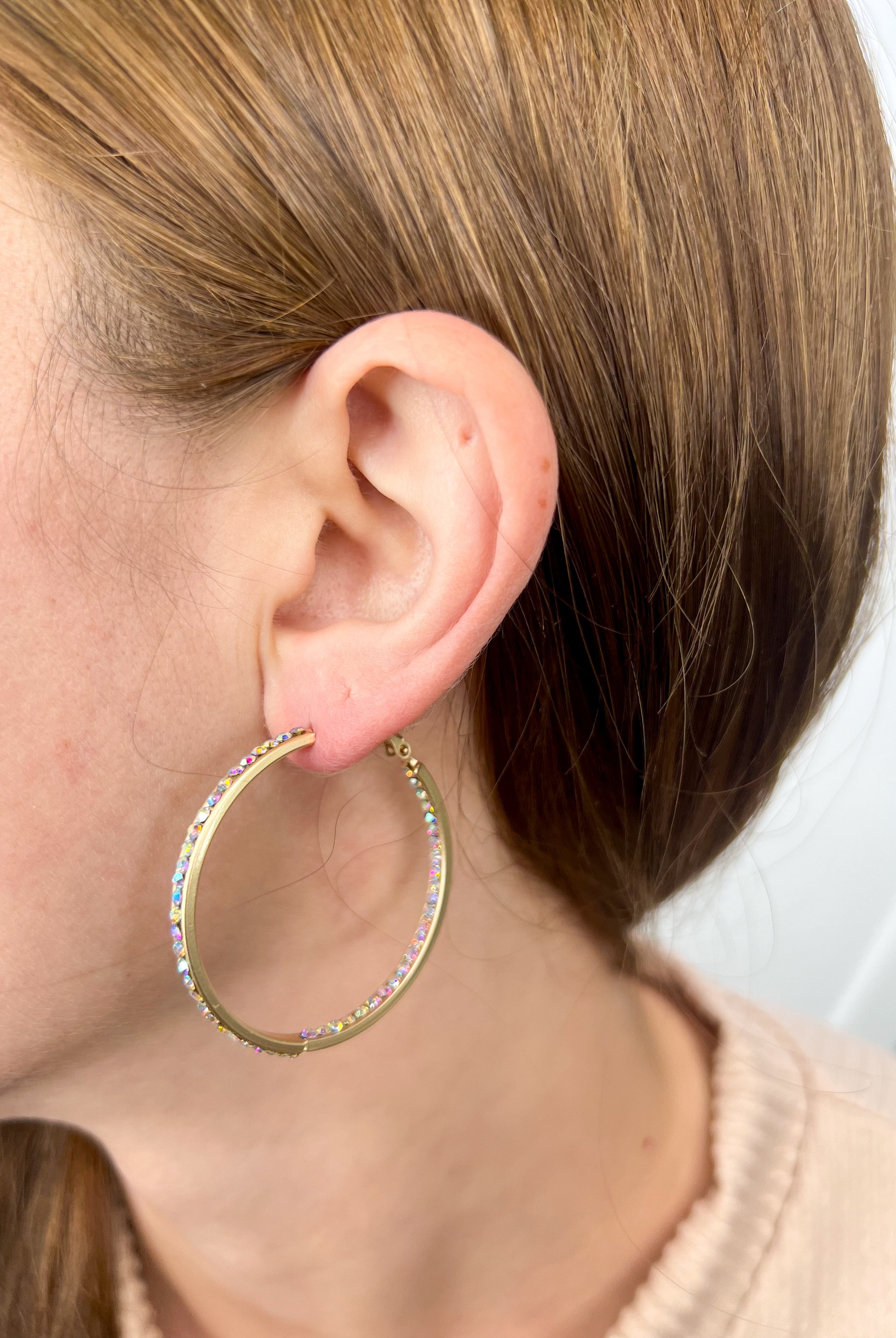 50MM Inside Out Crystal Hoops-310 Jewelry-JacquelineKent-Heathered Boho Boutique, Women's Fashion and Accessories in Palmetto, FL