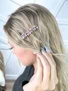 Gemmed Hair Clip-340 Other Accessories-Pannee-Heathered Boho Boutique, Women's Fashion and Accessories in Palmetto, FL