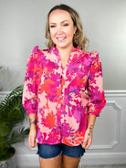 Elegant and Professional Top-120 Long Sleeve Tops-First Love-Heathered Boho Boutique, Women's Fashion and Accessories in Palmetto, FL
