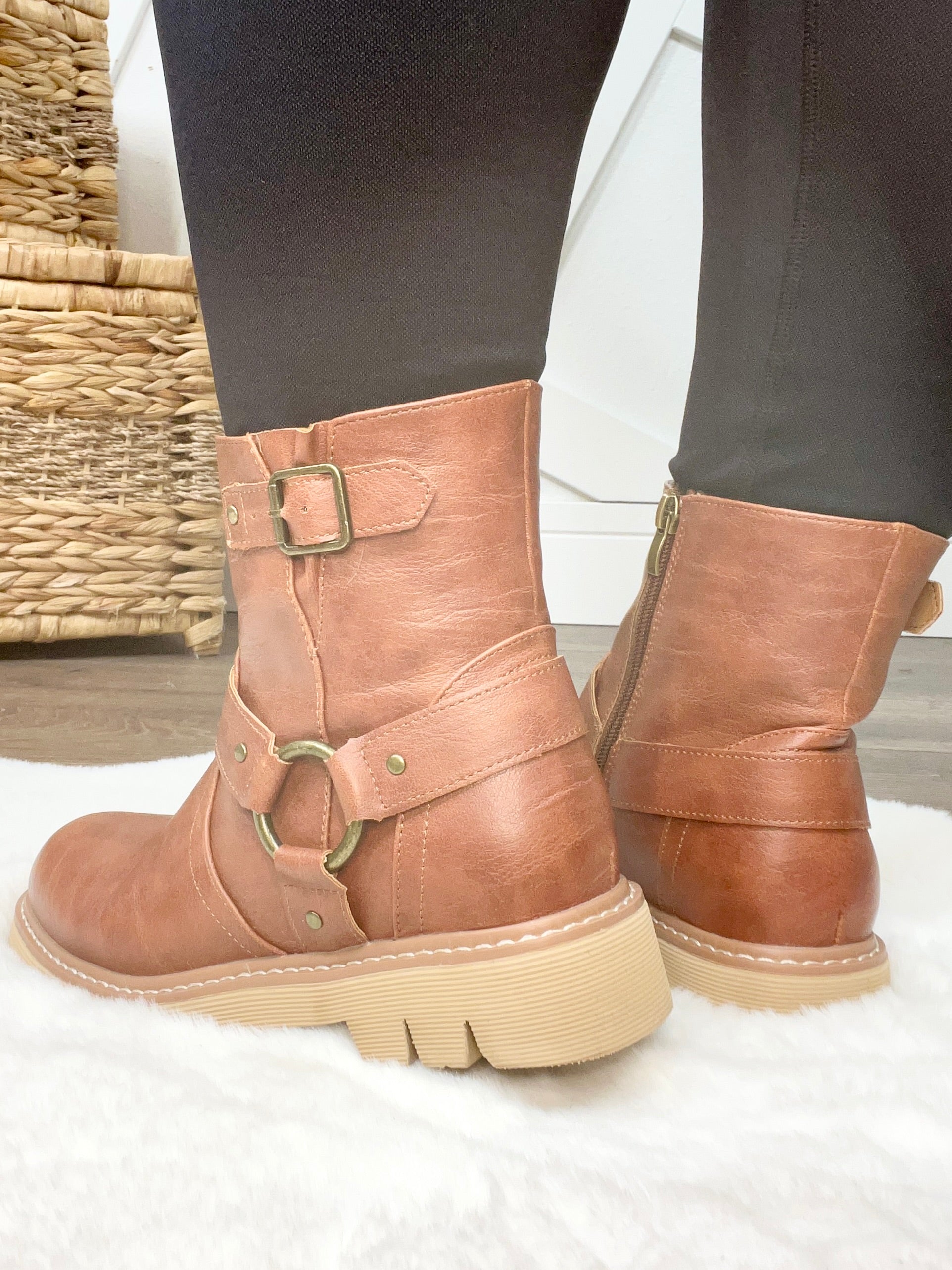 Pick of the Patch Boots - Bourbon-350 Shoes-Corkys-Heathered Boho Boutique, Women's Fashion and Accessories in Palmetto, FL