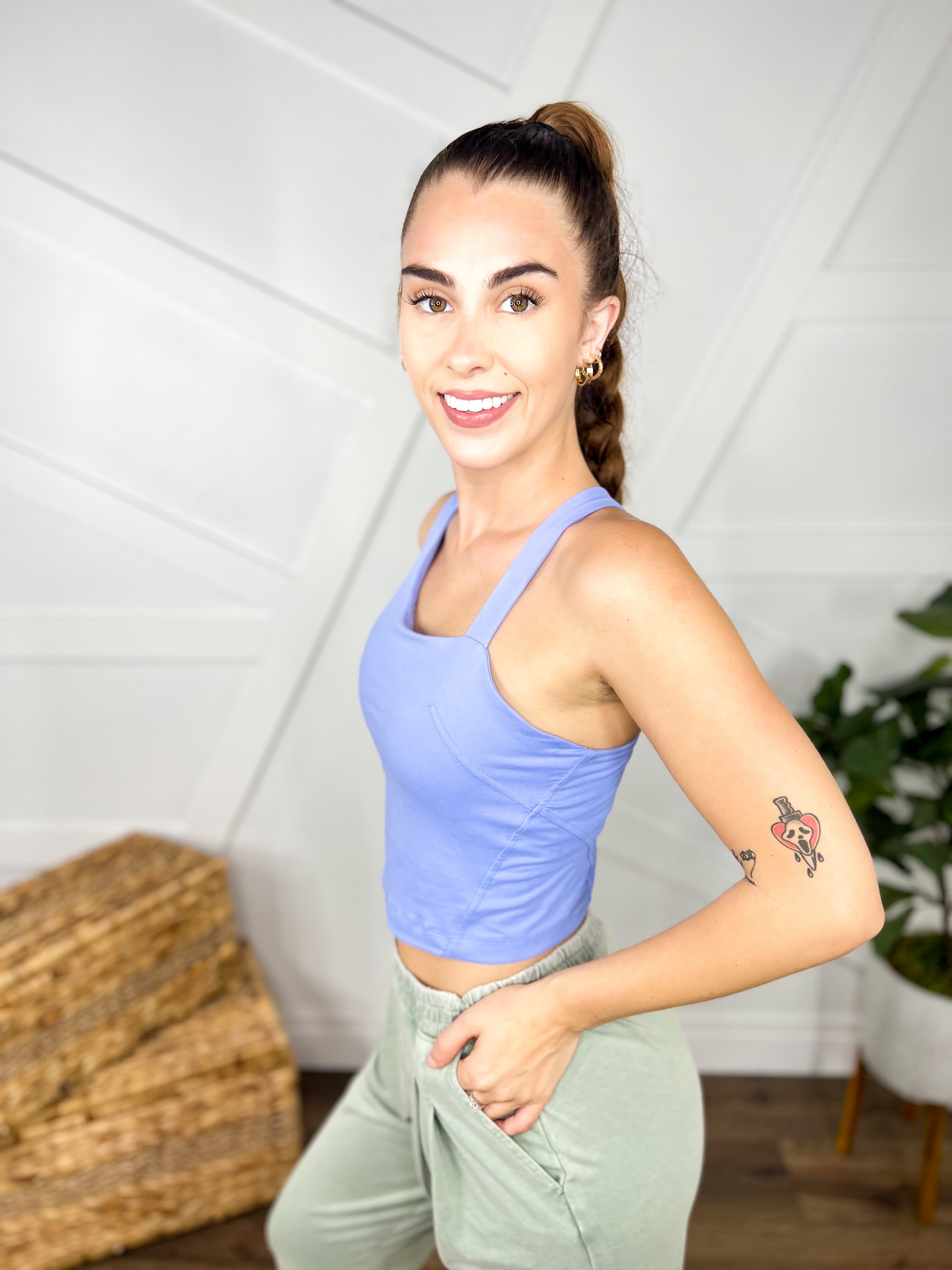 RESTOCK : Final Touches Crop Top-100 Tank/Crop Tops-Rae Mode-Heathered Boho Boutique, Women's Fashion and Accessories in Palmetto, FL