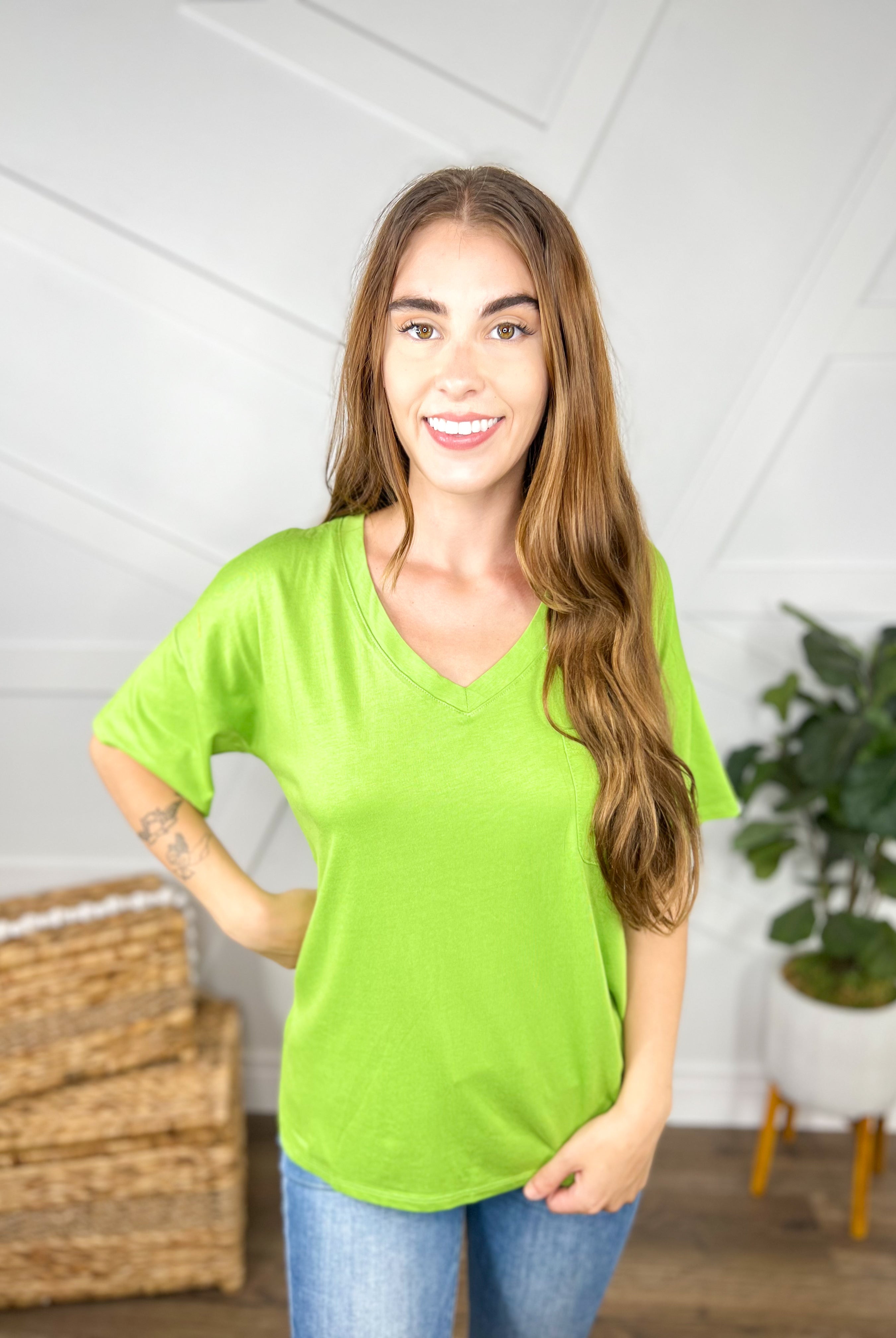 Crafted Magic Top-110 Short Sleeve Top-Culture Code-Heathered Boho Boutique, Women's Fashion and Accessories in Palmetto, FL