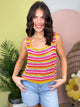 Sunset Sorbet Crochet Tank-100 TANK/CROP TOPS-POLAGRAM-Heathered Boho Boutique, Women's Fashion and Accessories in Palmetto, FL