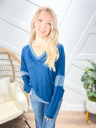 Love It Long Sleeve Top-120 Long Sleeve Tops-Blumin-Heathered Boho Boutique, Women's Fashion and Accessories in Palmetto, FL