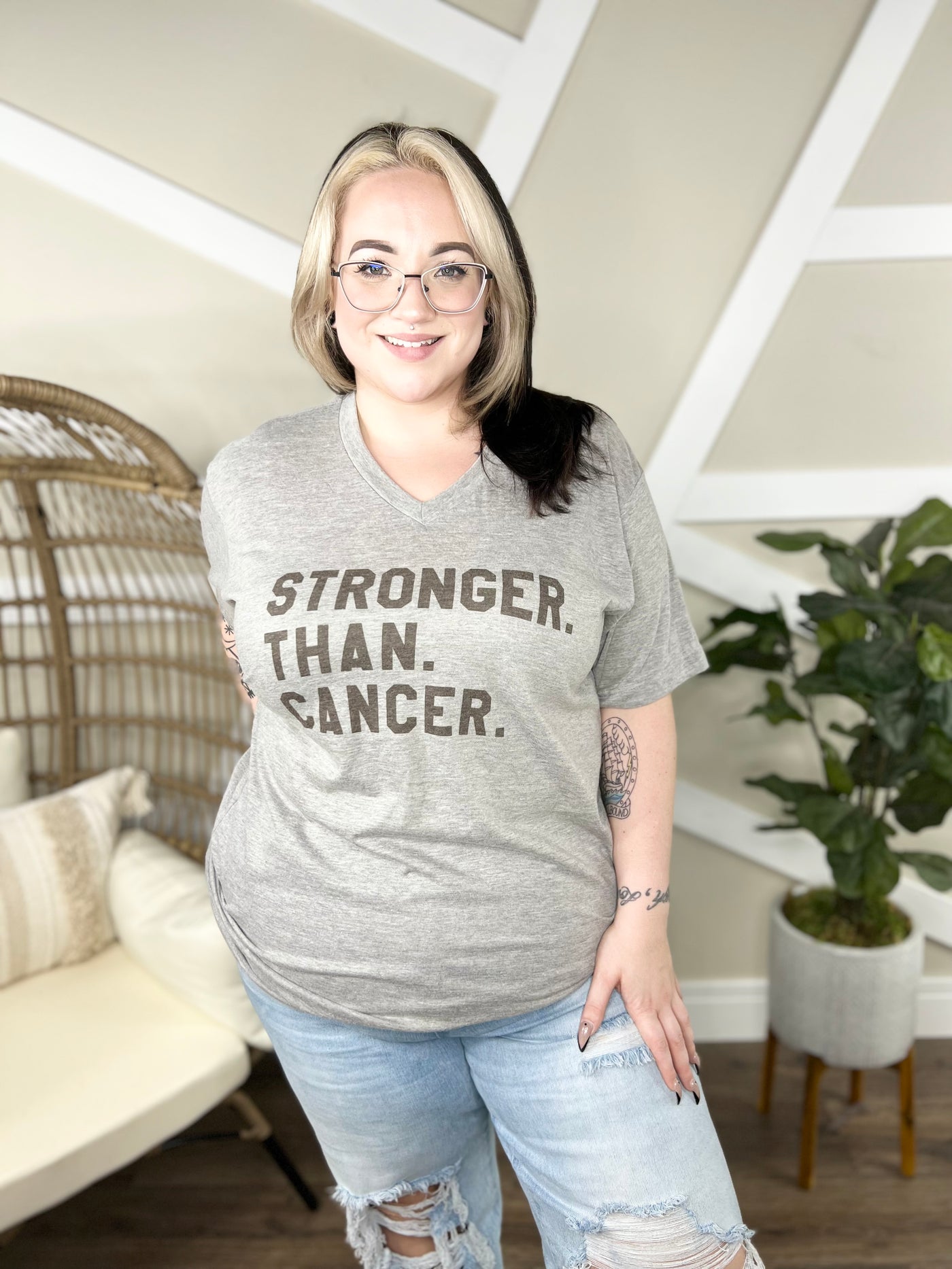 Stronger Than Cancer Graphic Tee