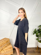 In the Stars T-Shirt Dress-230 Dresses/Jumpsuits/Rompers-Easel-Heathered Boho Boutique, Women's Fashion and Accessories in Palmetto, FL