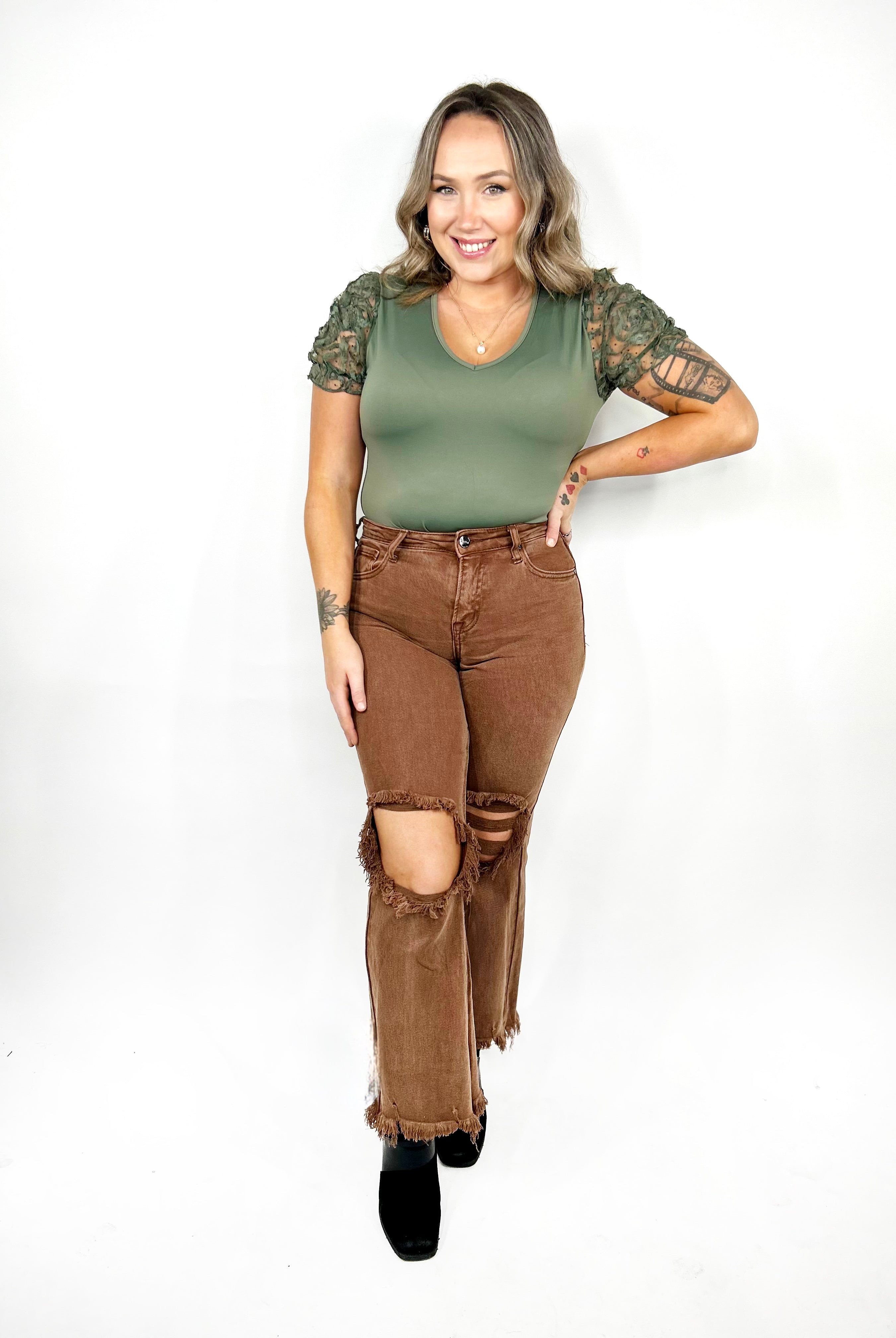 Espresso Yourself Straight Leg by-190 Jeans-Risen Jeans-Heathered Boho Boutique, Women's Fashion and Accessories in Palmetto, FL