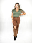 Espresso Yourself Straight Leg by-190 Jeans-Risen Jeans-Heathered Boho Boutique, Women's Fashion and Accessories in Palmetto, FL