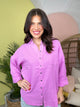 Restock: Styled Looks Button Down-120 Long Sleeve Tops-Zenana-Heathered Boho Boutique, Women's Fashion and Accessories in Palmetto, FL