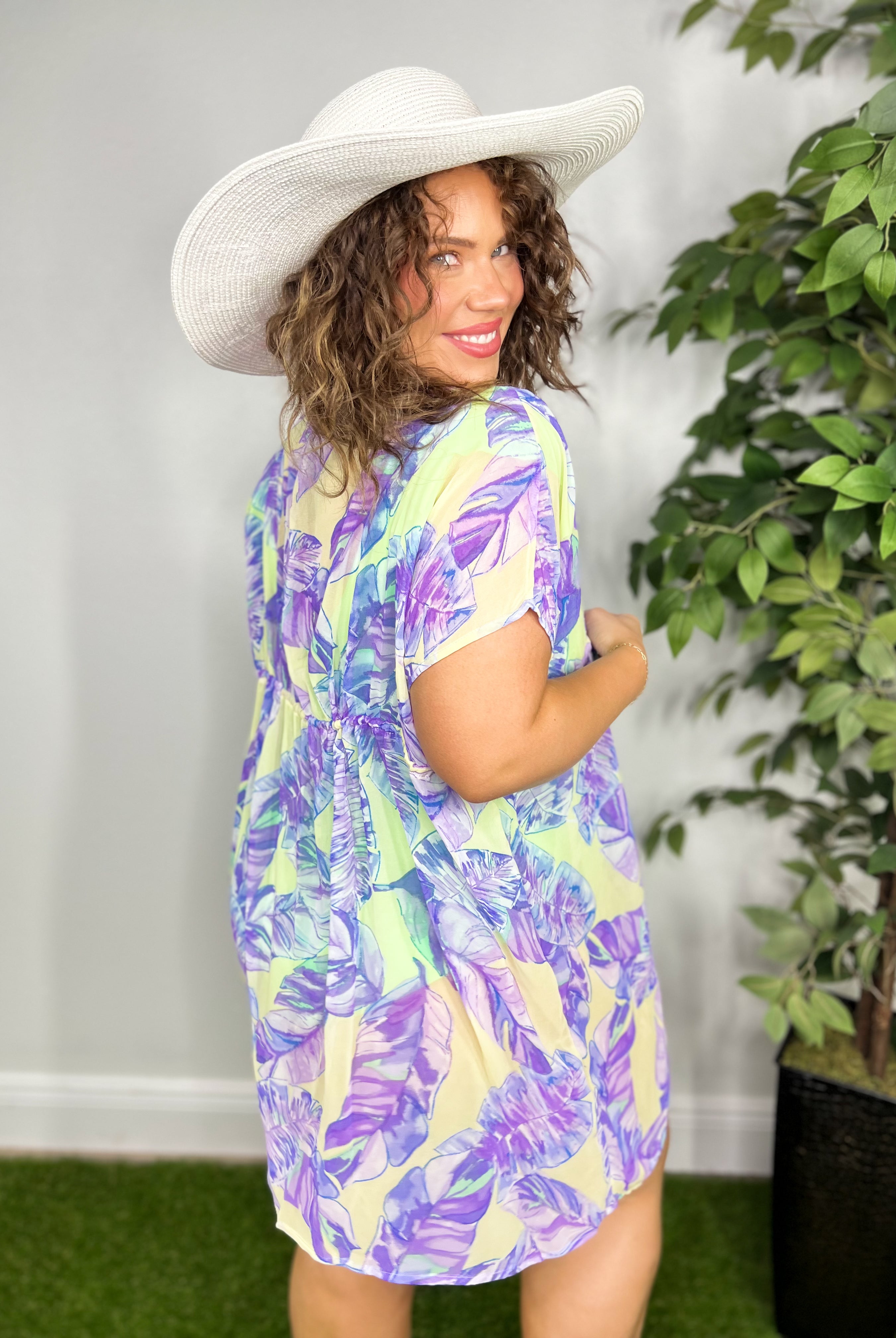 Blooming Beauty Cover Up-220 Cardigans/ Kimonos-P.S. Kate-Heathered Boho Boutique, Women's Fashion and Accessories in Palmetto, FL