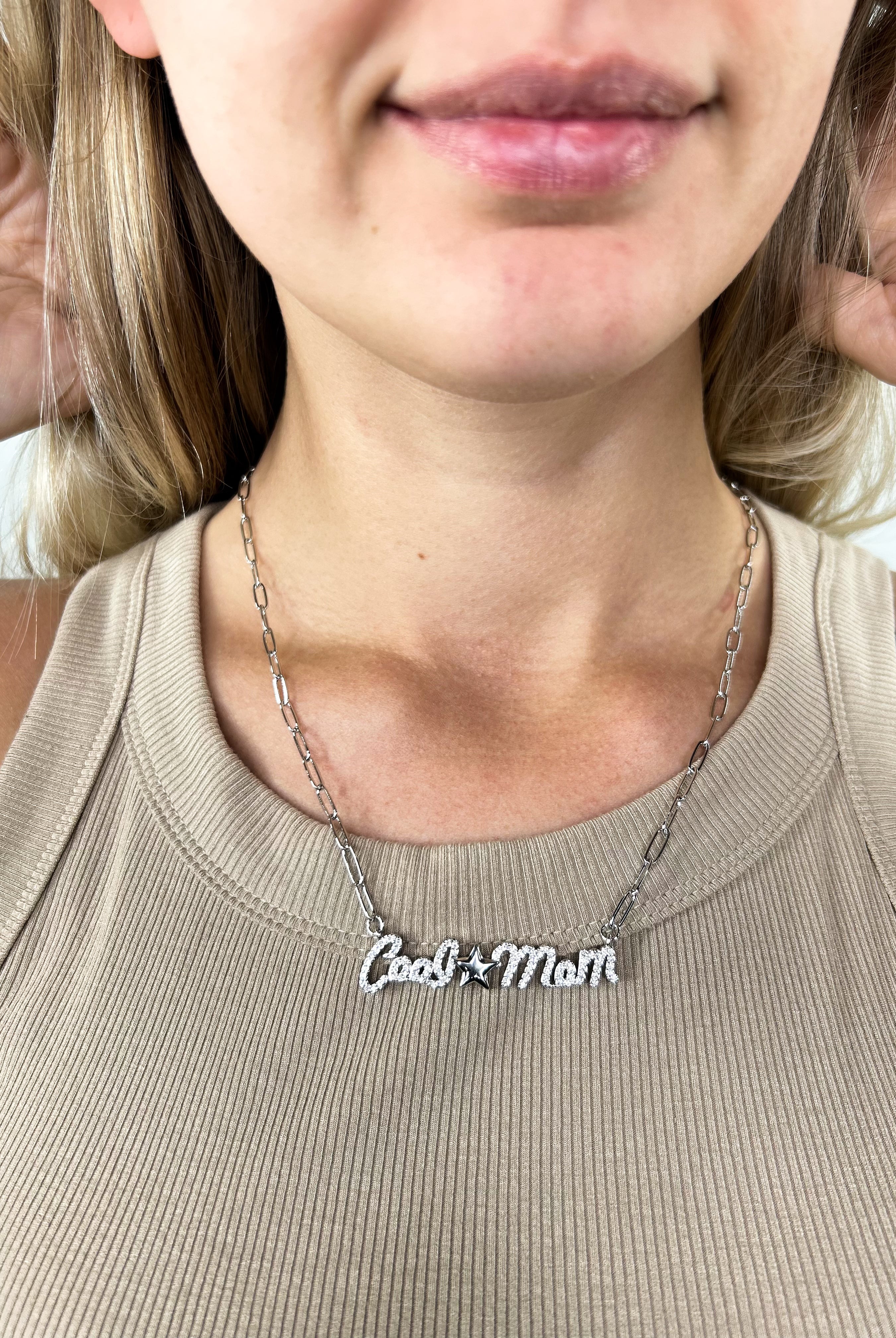 Cool Moms Necklace-310 Jewelry-Treasure Jewels-Heathered Boho Boutique, Women's Fashion and Accessories in Palmetto, FL