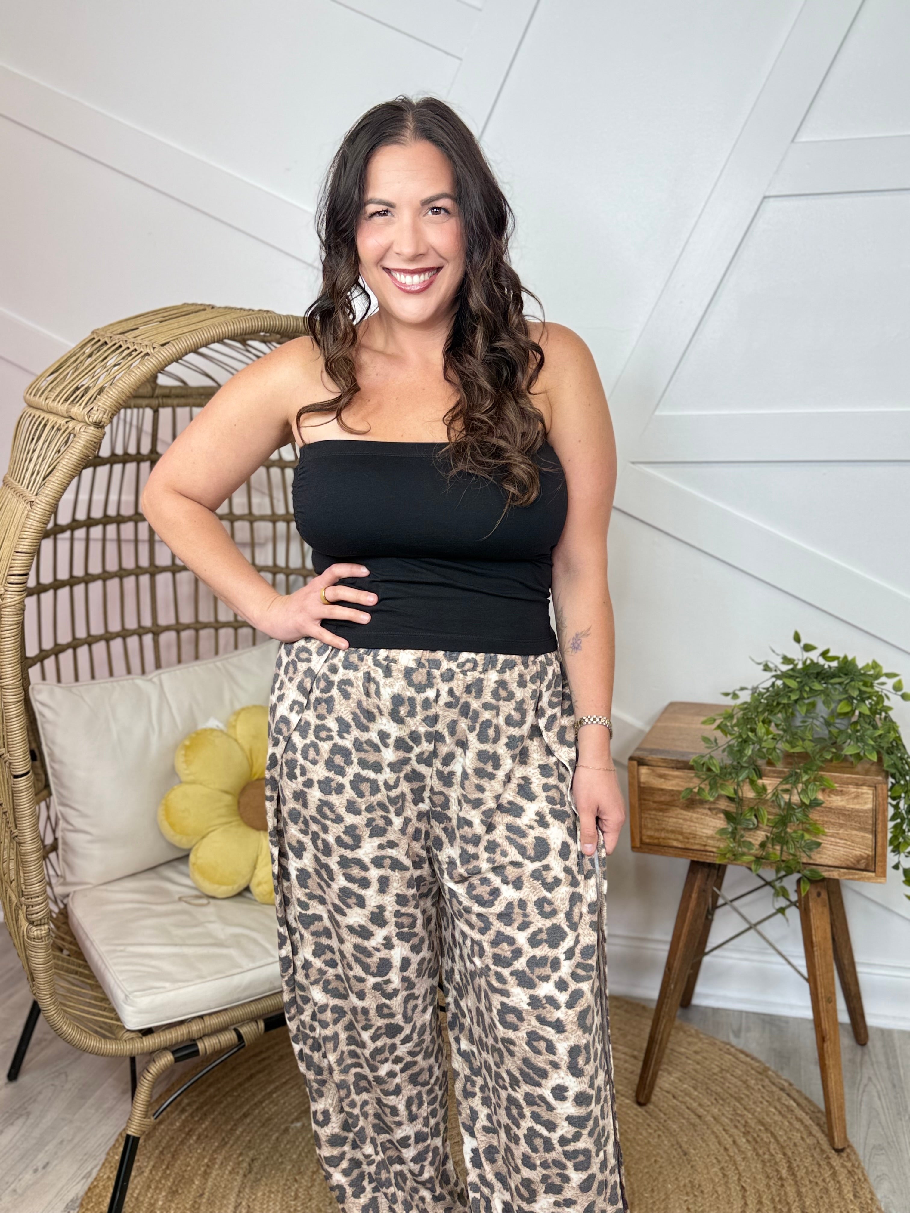 DOORBUSTER: Catimal Dreams Resort Pants-150 PANTS-ZENANA-Heathered Boho Boutique, Women's Fashion and Accessories in Palmetto, FL