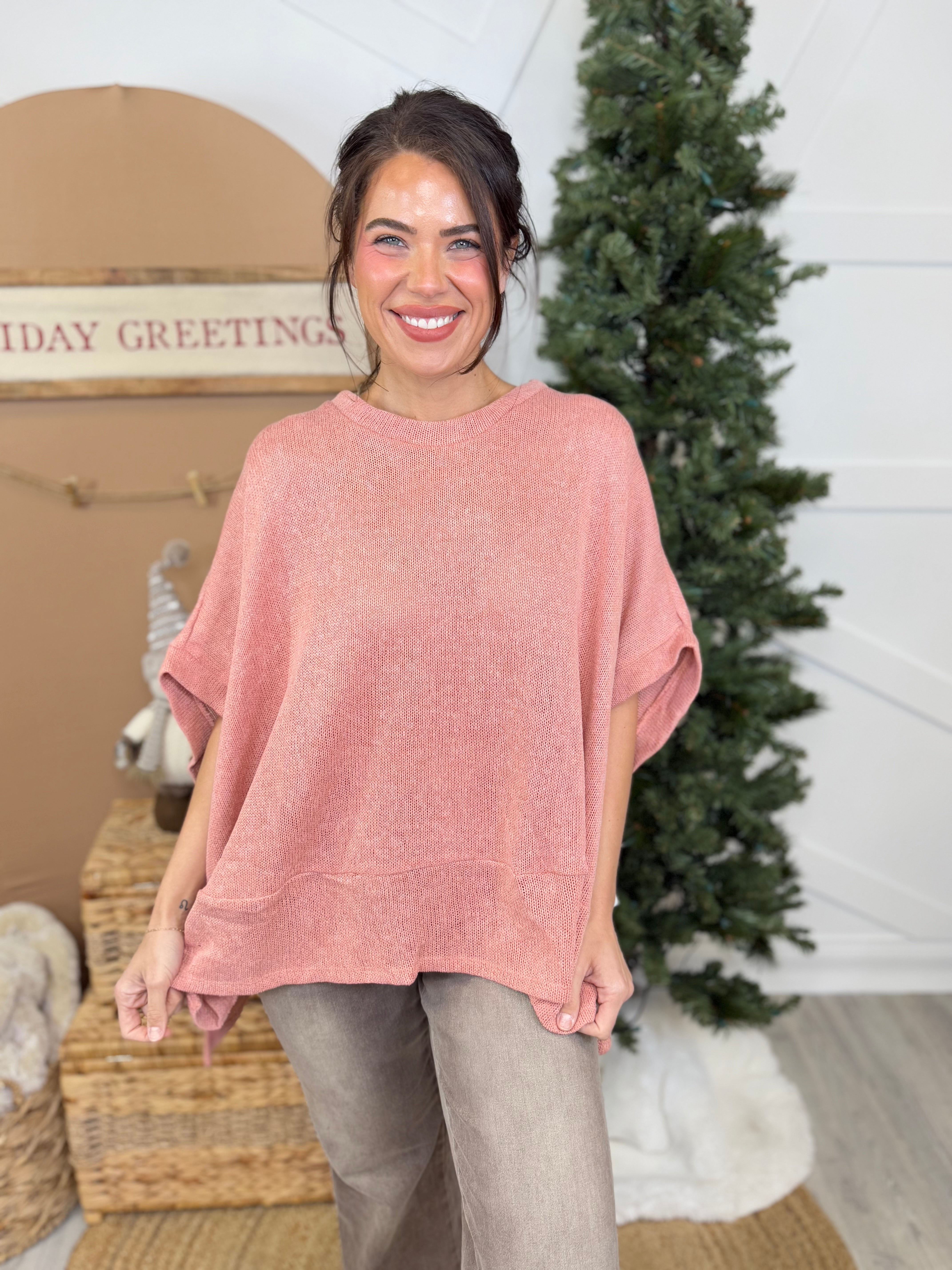 Refresh Top-110 SHORT SLEEVE TOP-DEAR SCARLETT-Heathered Boho Boutique, Women's Fashion and Accessories in Palmetto, FL