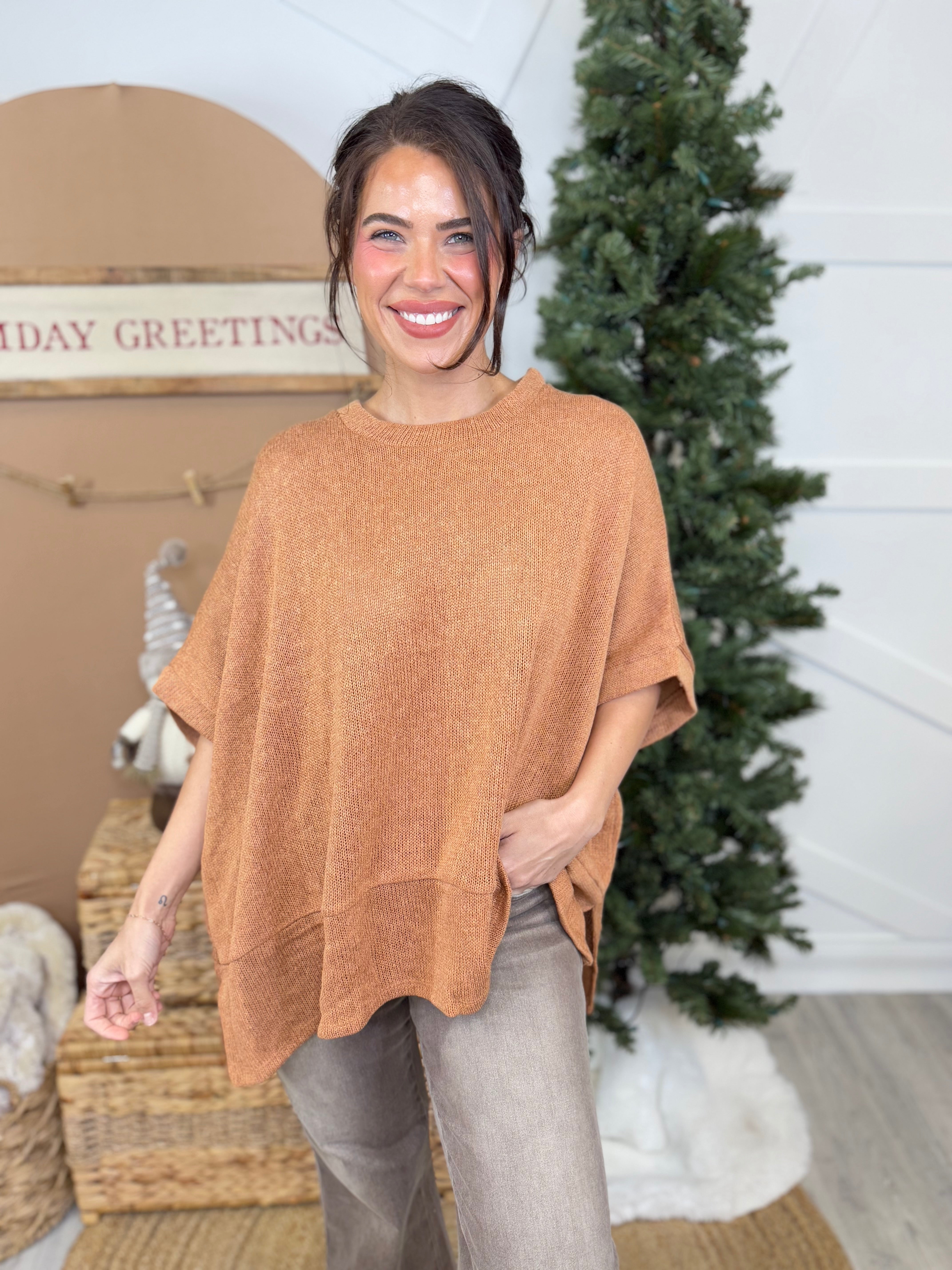 Refresh Top-110 SHORT SLEEVE TOP-DEAR SCARLETT-Heathered Boho Boutique, Women's Fashion and Accessories in Palmetto, FL