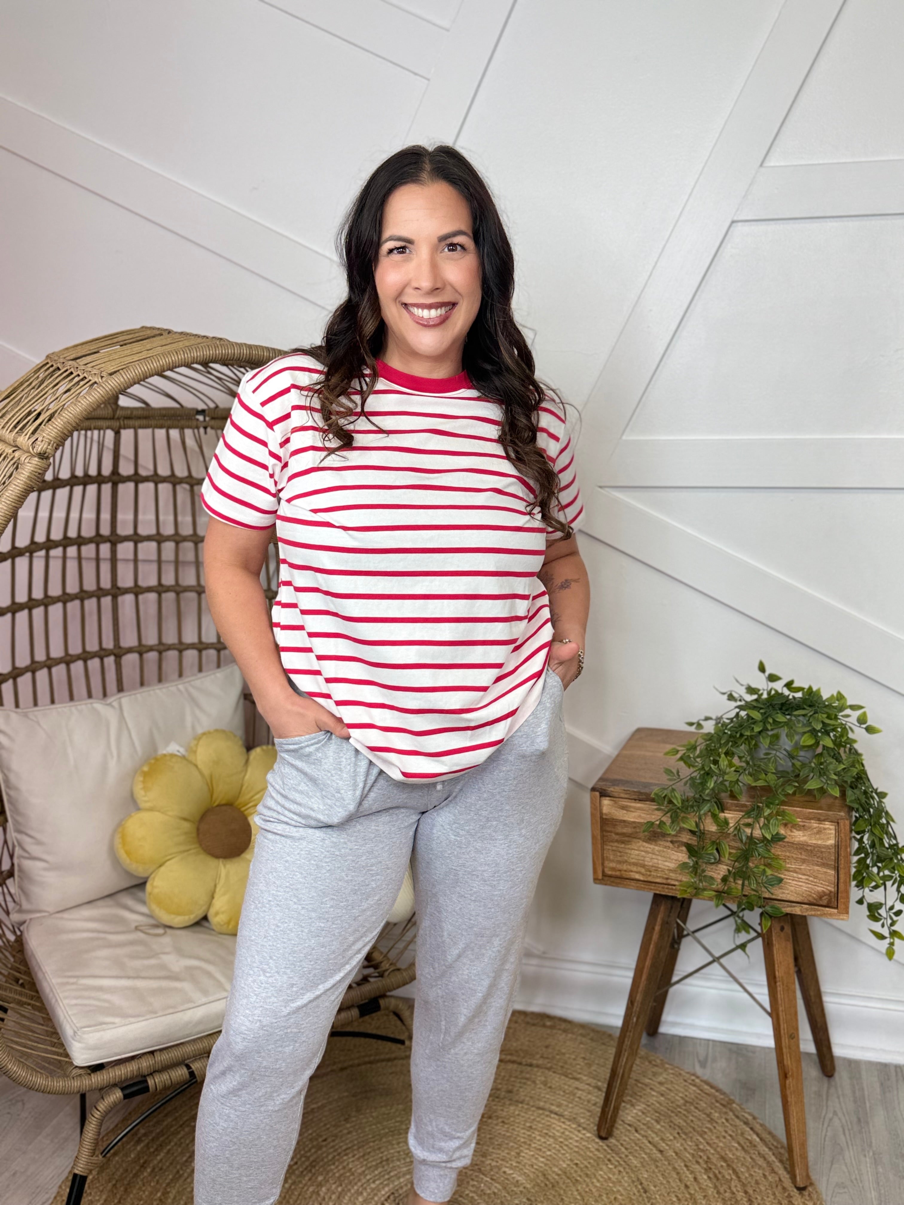 Boardwalk Babe Joggers-150 PANTS-ZENANA-Heathered Boho Boutique, Women's Fashion and Accessories in Palmetto, FL