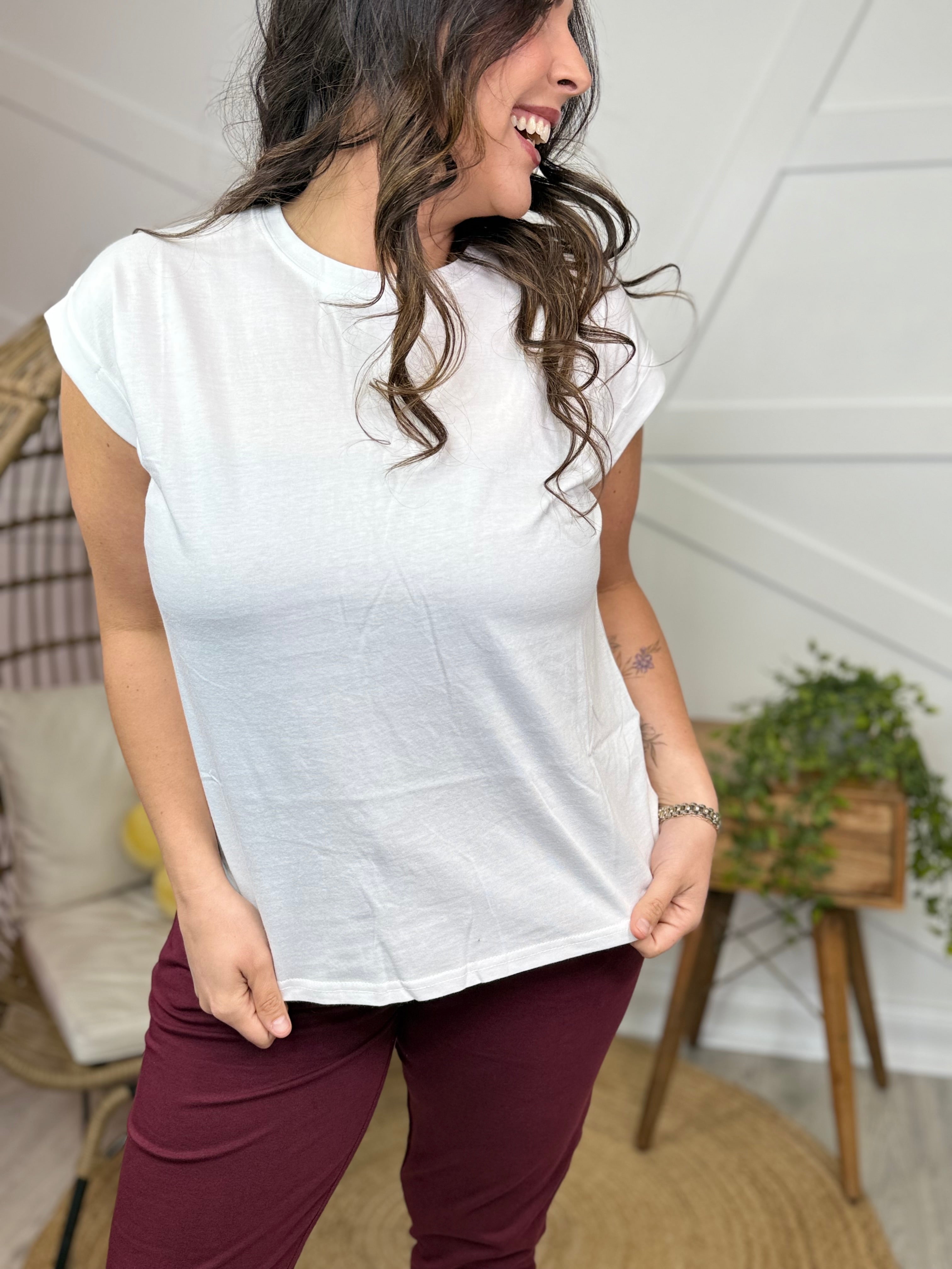 Restock: Everyday Tee-110 SHORT SLEEVE TOP-Zenana-Heathered Boho Boutique, Women's Fashion and Accessories in Palmetto, FL