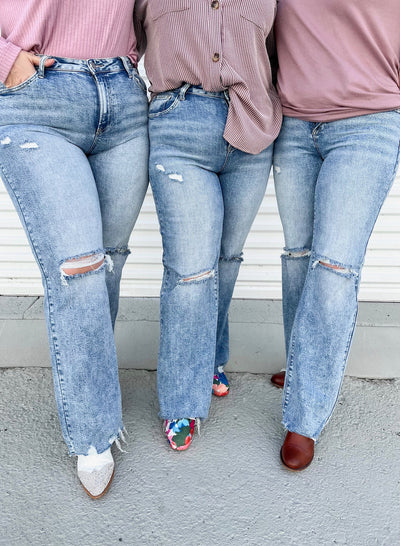 Risen Fashion Savvy Wide Leg Jeans