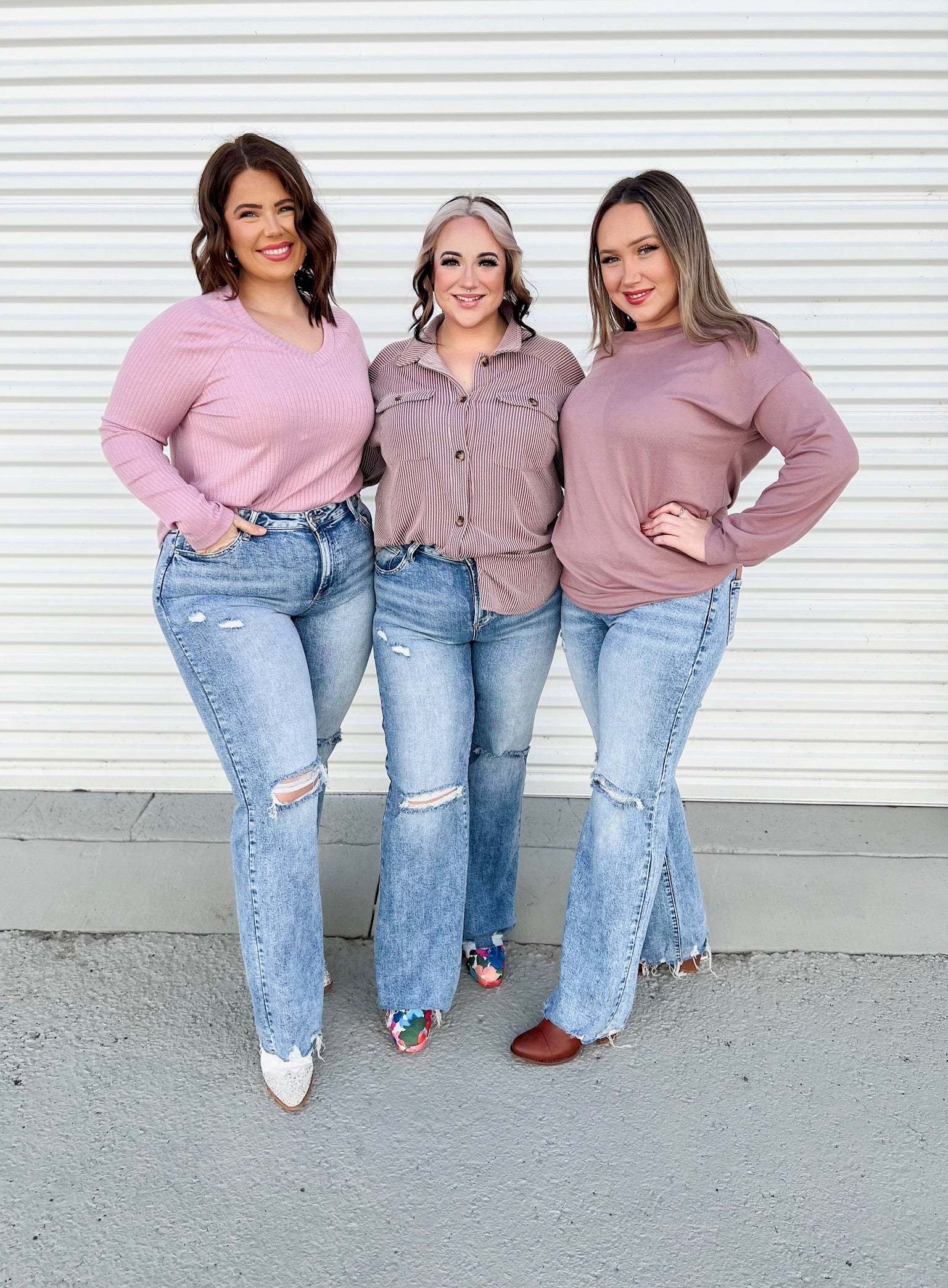 Risen Fashion Savvy Wide Leg Jeans-190 Jeans-Risen Jeans-Heathered Boho Boutique, Women's Fashion and Accessories in Palmetto, FL