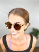 Heron Latte Tortoise Polarized Sunglasses-340 Other Accessories-Kohv Eyewear-Heathered Boho Boutique, Women's Fashion and Accessories in Palmetto, FL