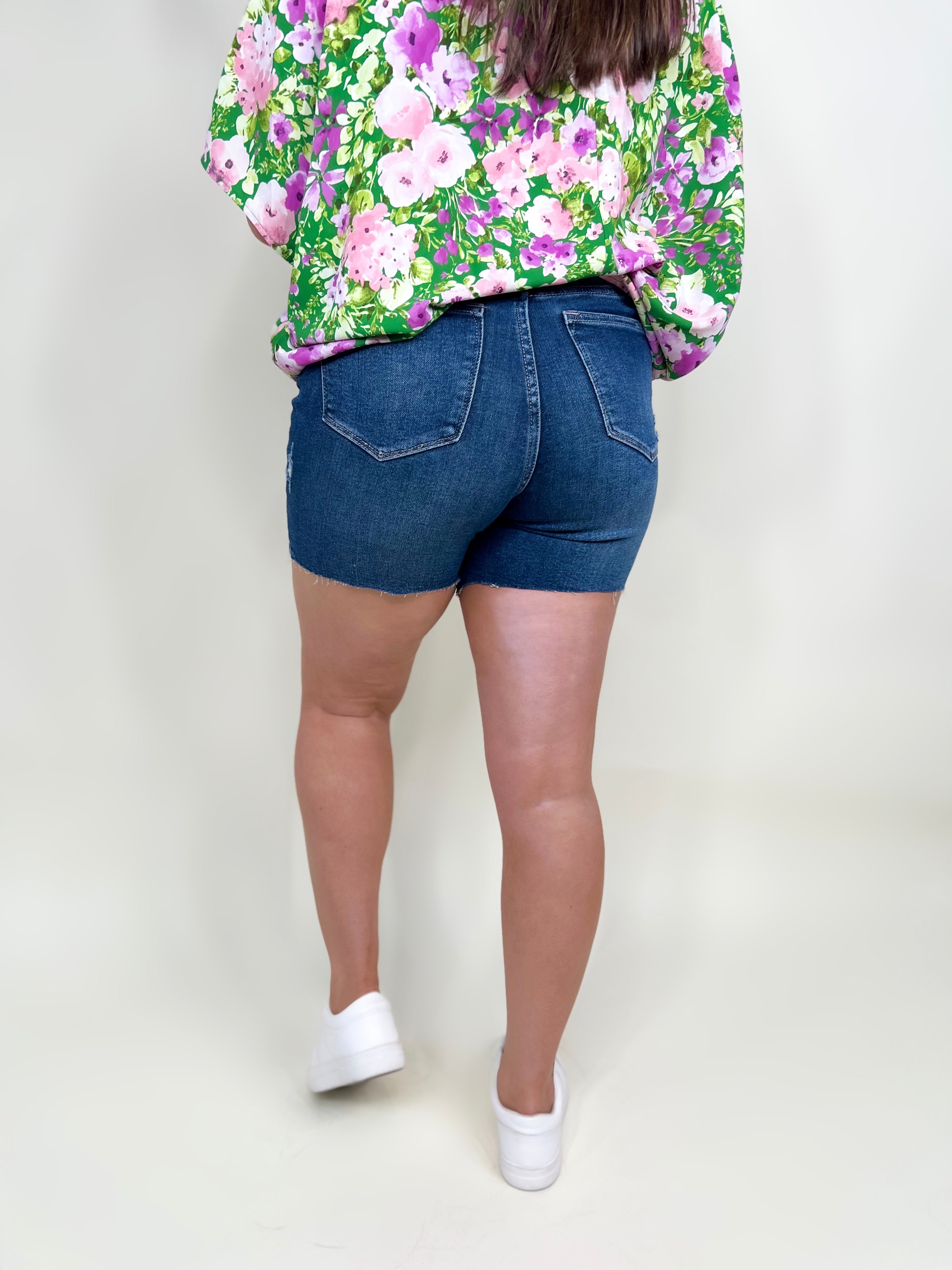 Style Guide Shorts by Judy Blue-160 shorts-Judy Blue-Heathered Boho Boutique, Women's Fashion and Accessories in Palmetto, FL