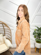 Amaze Me Corduroy Jacket-200 Jackets/Shackets-Heyson-Heathered Boho Boutique, Women's Fashion and Accessories in Palmetto, FL