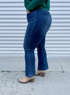 Take on the Day Straight Leg by Risen-190 Jeans-Risen Jeans-Heathered Boho Boutique, Women's Fashion and Accessories in Palmetto, FL