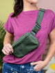 Everyday Styled Belt Bag-320 Bags-ZENANA-Heathered Boho Boutique, Women's Fashion and Accessories in Palmetto, FL