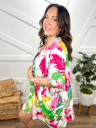 Tropicana Cover Up-220 Cardigans/ Kimonos-White Birch-Heathered Boho Boutique, Women's Fashion and Accessories in Palmetto, FL