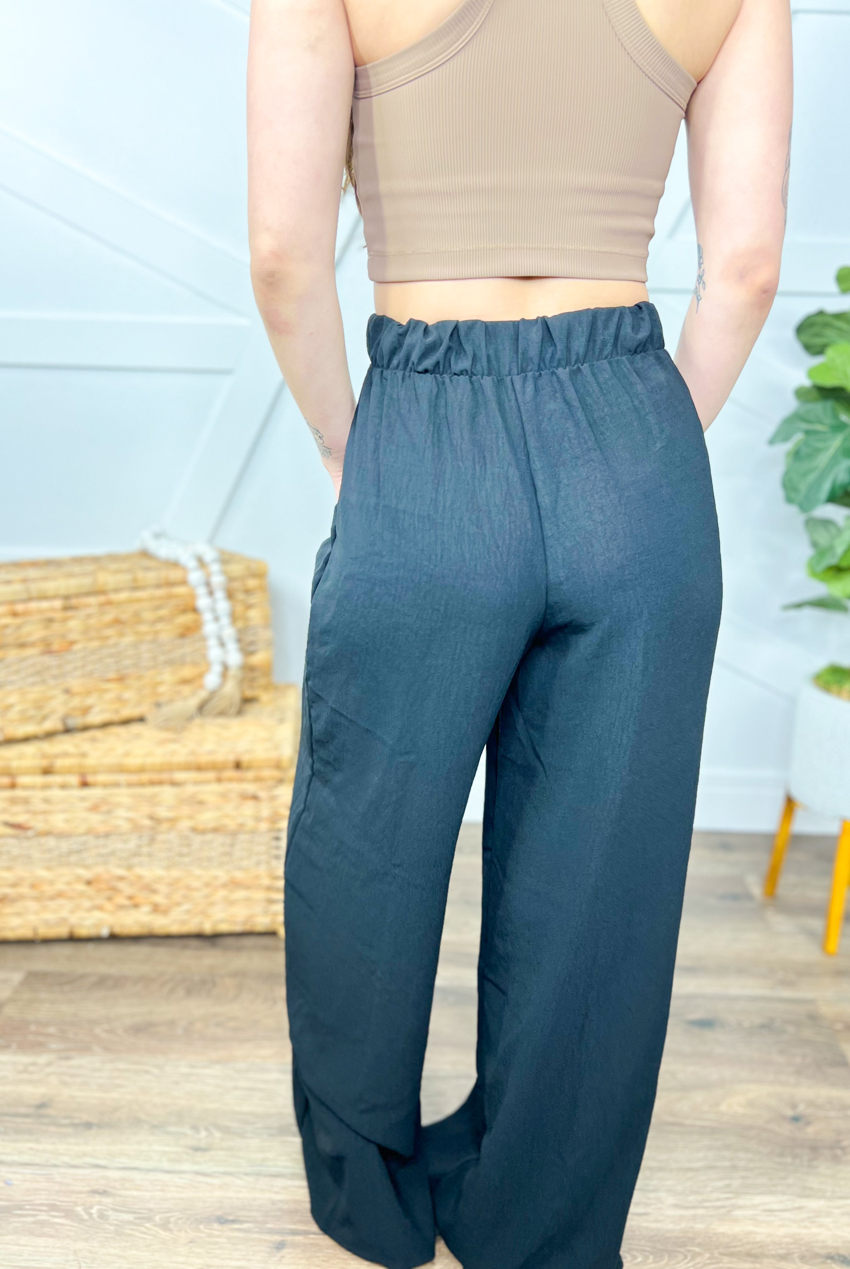 Professional Woman Bottoms-150 PANTS-STYLIVE-Heathered Boho Boutique, Women's Fashion and Accessories in Palmetto, FL