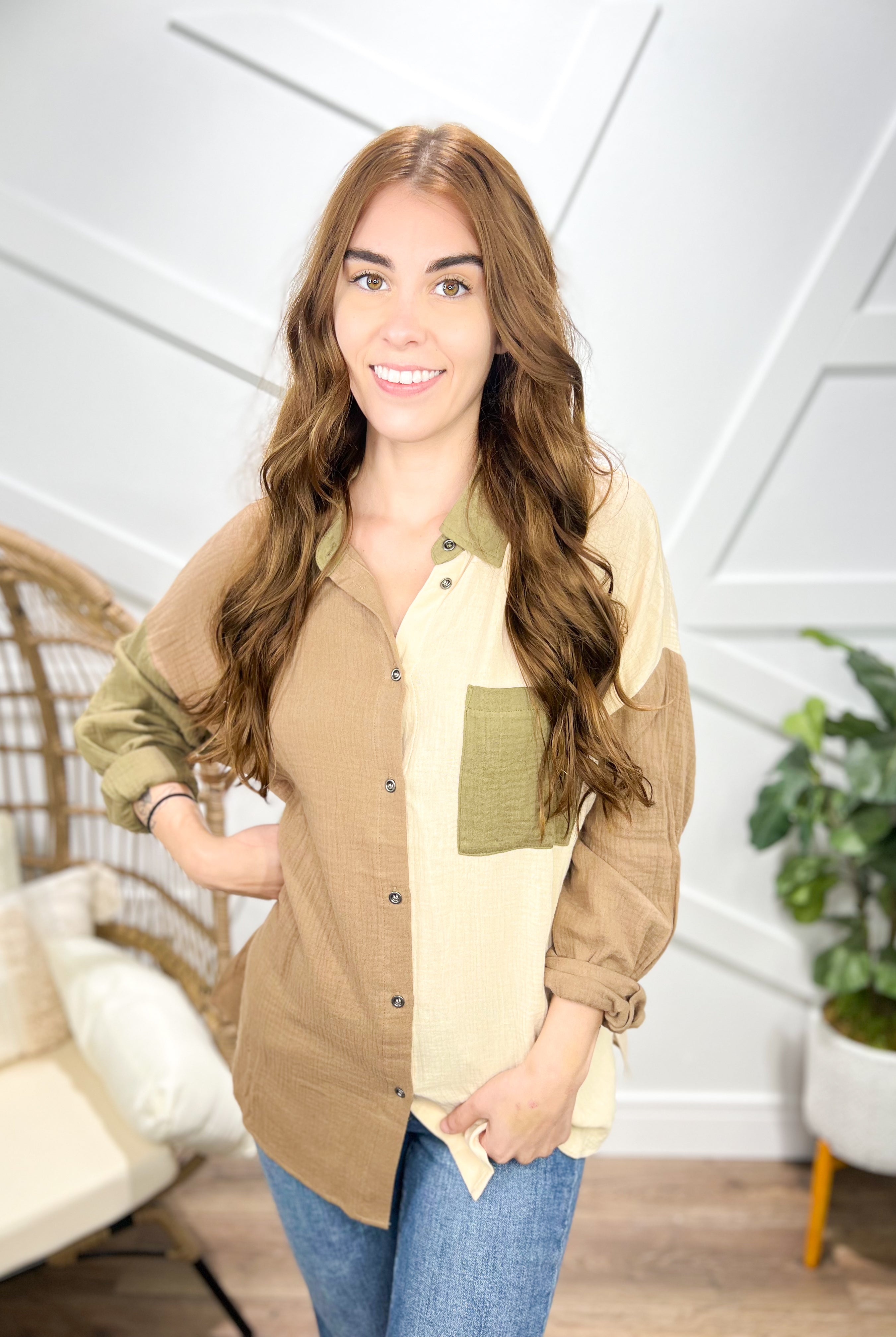 Deal of the Day: Perfect Pick Long Sleeve Top-120 Long Sleeve Tops-Andree by Unit-Heathered Boho Boutique, Women's Fashion and Accessories in Palmetto, FL