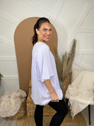 Front Runner Top-110 SHORT SLEEVE TOP-Rae Mode-Heathered Boho Boutique, Women's Fashion and Accessories in Palmetto, FL