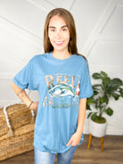 Reel Cool Grandpa Graphic Tee-130 Graphic Tees-Heathered Boho-Heathered Boho Boutique, Women's Fashion and Accessories in Palmetto, FL