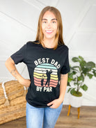 Best Dad By Par Graphic Tee-130 Graphic Tees-Heathered Boho-Heathered Boho Boutique, Women's Fashion and Accessories in Palmetto, FL