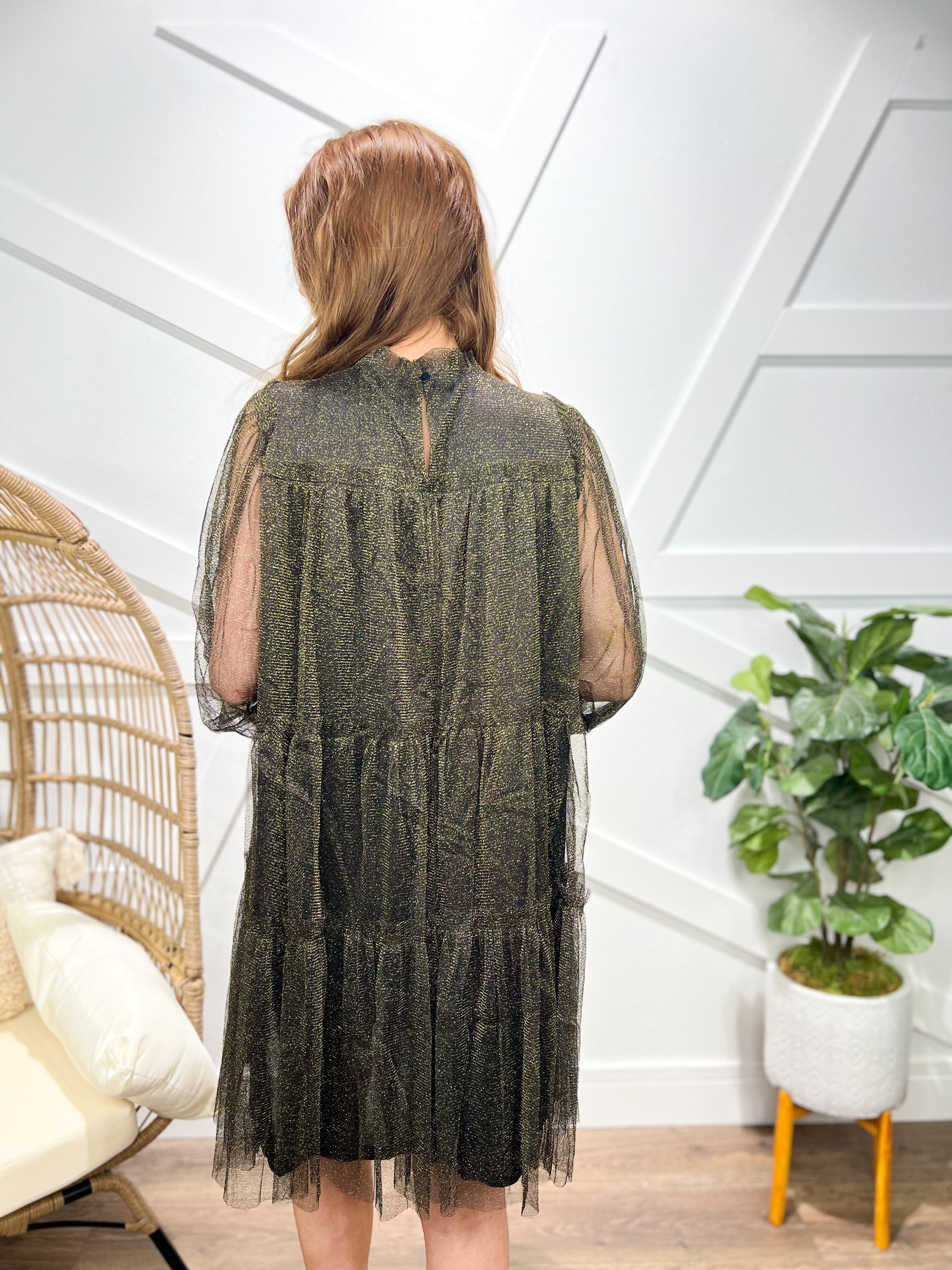 Twinkling Dress-230 Dresses/Jumpsuits/Rompers-Jodifl-Heathered Boho Boutique, Women's Fashion and Accessories in Palmetto, FL