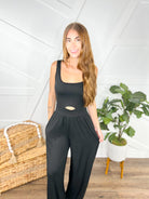 RESTOCK : The Blackjack Jumpsuit-230 Dresses/Jumpsuits/Rompers-Eldridge-Heathered Boho Boutique, Women's Fashion and Accessories in Palmetto, FL