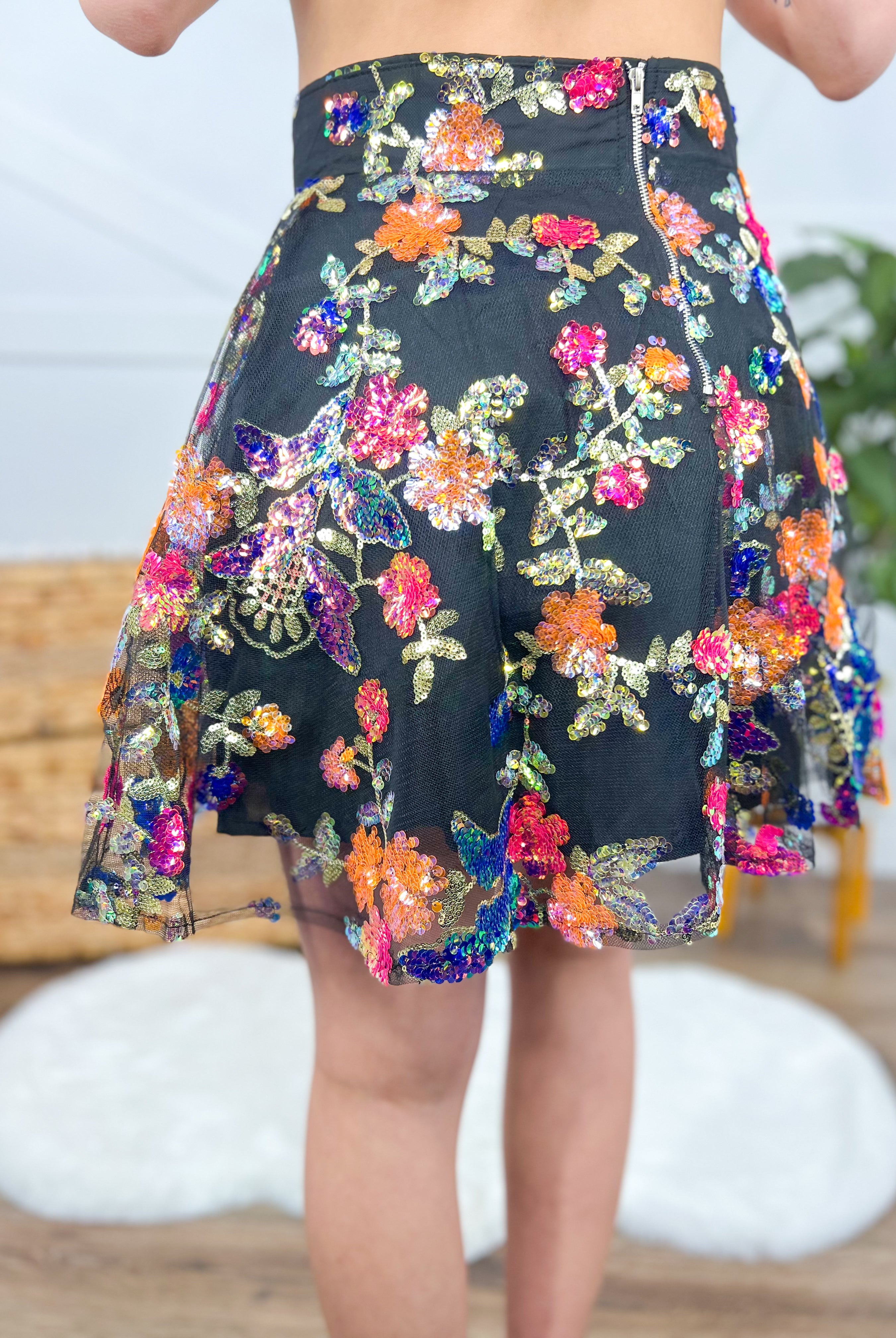 Life of the Party Skirt-170 Skort/ Skirt-GeeGee-Heathered Boho Boutique, Women's Fashion and Accessories in Palmetto, FL