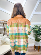 Back in Time Shacket-200 Jackets/Shackets-Easel-Heathered Boho Boutique, Women's Fashion and Accessories in Palmetto, FL