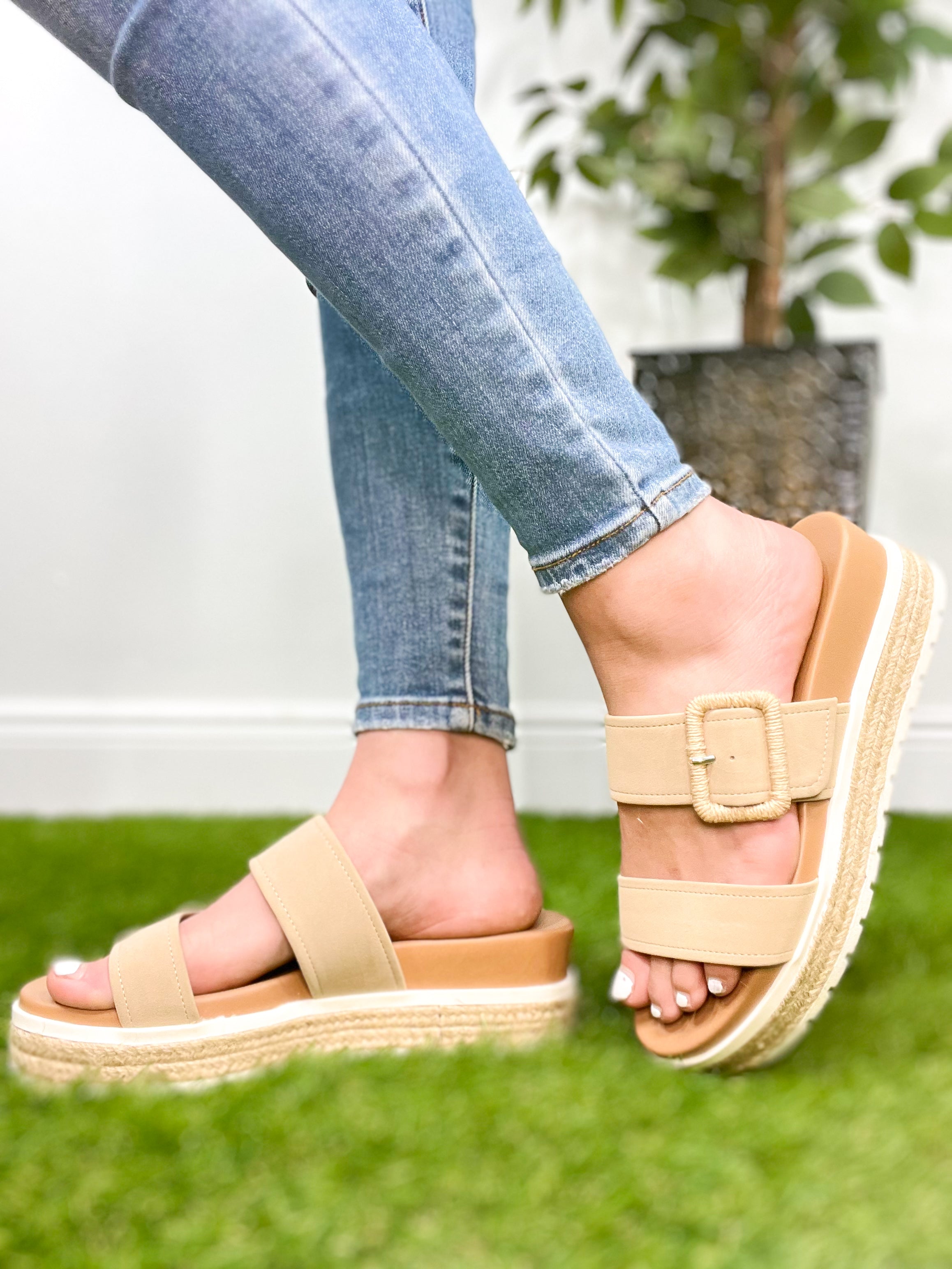 Sand Kenzy Sandal-350 Shoes-MIA SHOES-Heathered Boho Boutique, Women's Fashion and Accessories in Palmetto, FL