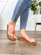 Fuchsia Navin Flip Flops-350 Shoes-Yellowbox Shoes-Heathered Boho Boutique, Women's Fashion and Accessories in Palmetto, FL