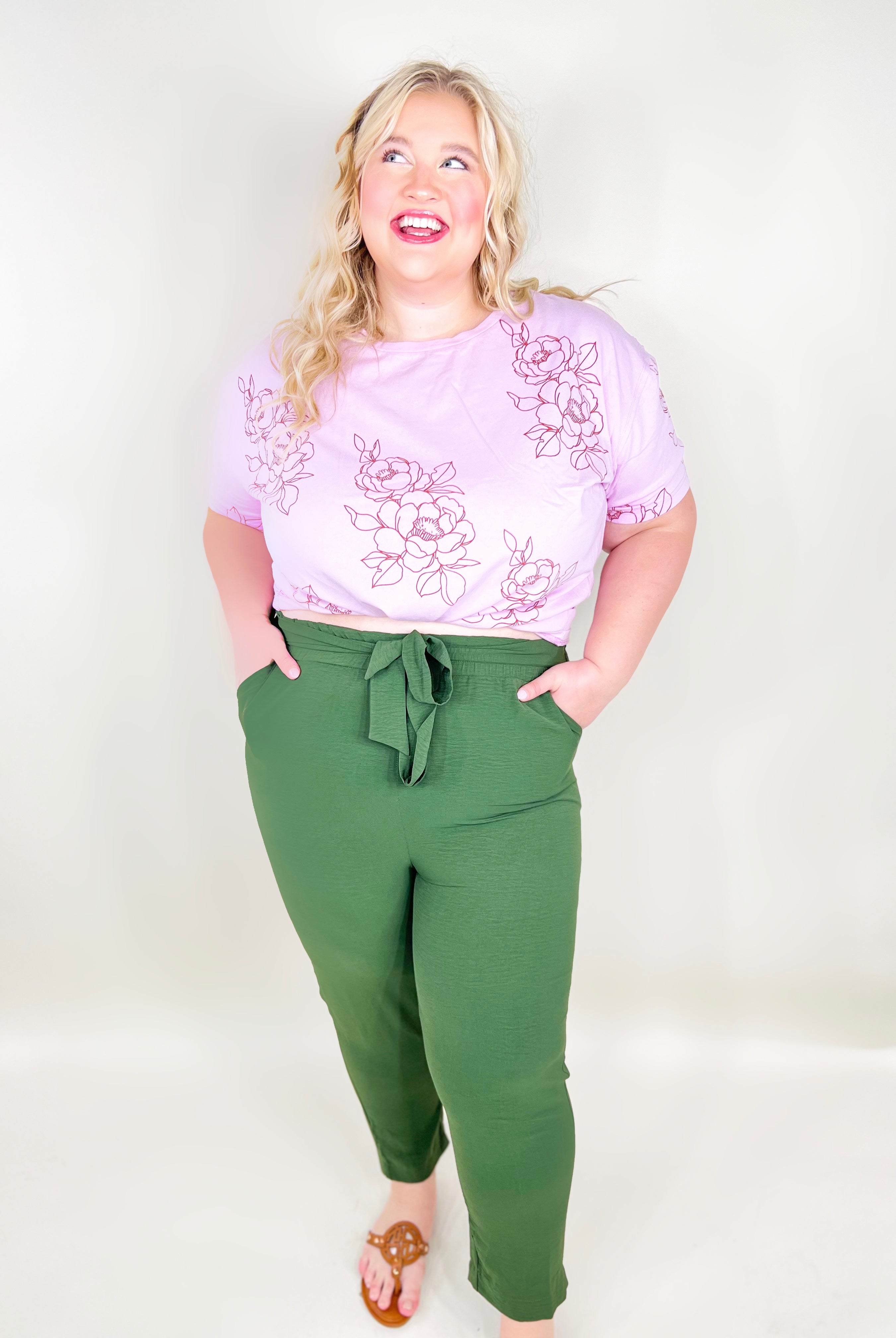 Ready For It All Bottoms-150 PANTS-White Birch-Heathered Boho Boutique, Women's Fashion and Accessories in Palmetto, FL