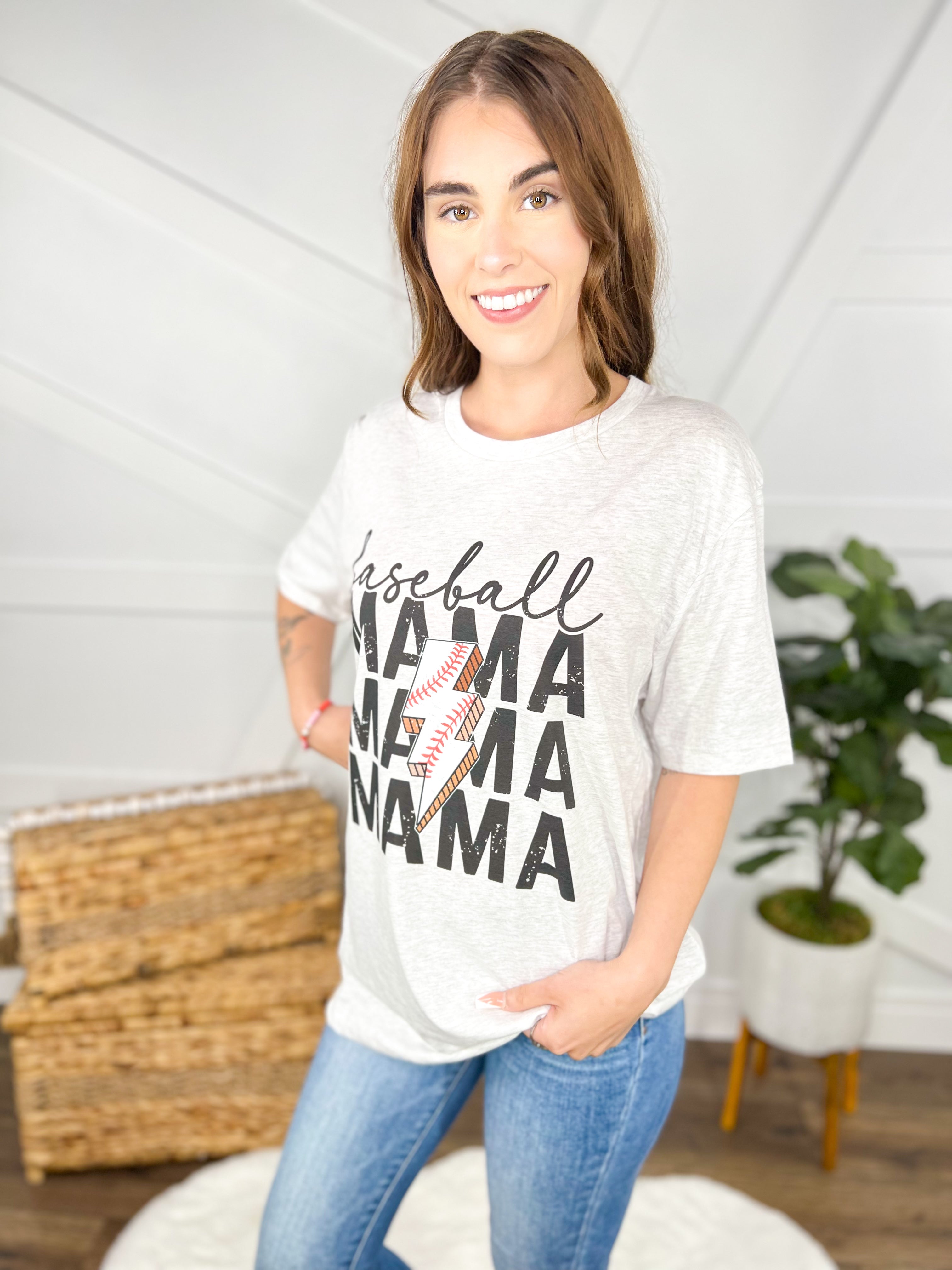 Sports Mama Graphic Tee- Multiple Options-130 Graphic Tees-Heathered Boho-Heathered Boho Boutique, Women's Fashion and Accessories in Palmetto, FL