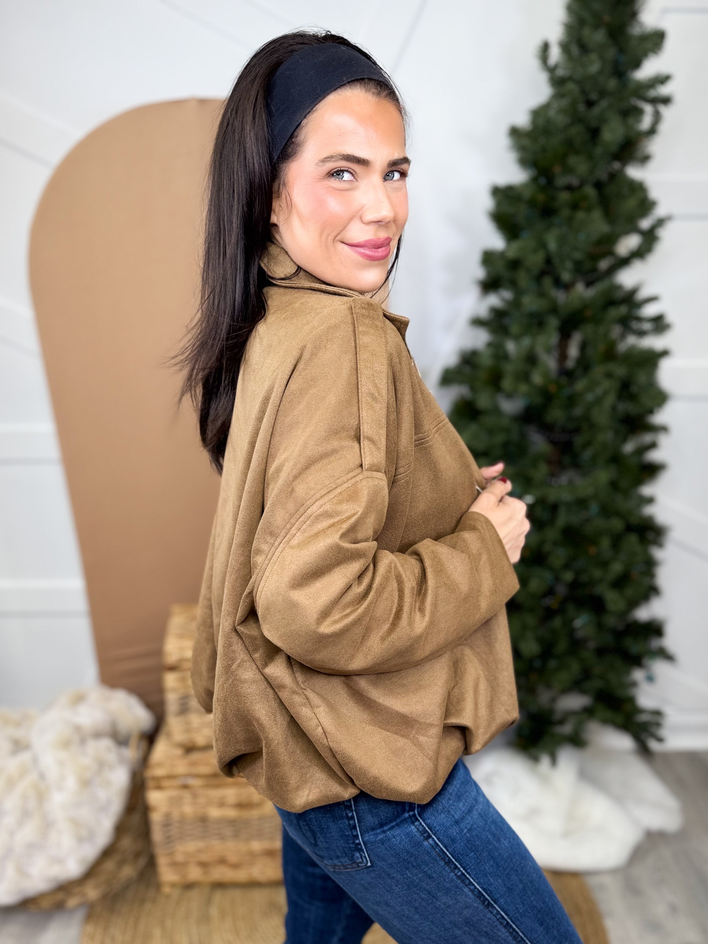 Collared Jacket-200 Jackets/Shackets-HEATHERED BOHO-Heathered Boho Boutique, Women's Fashion and Accessories in Palmetto, FL