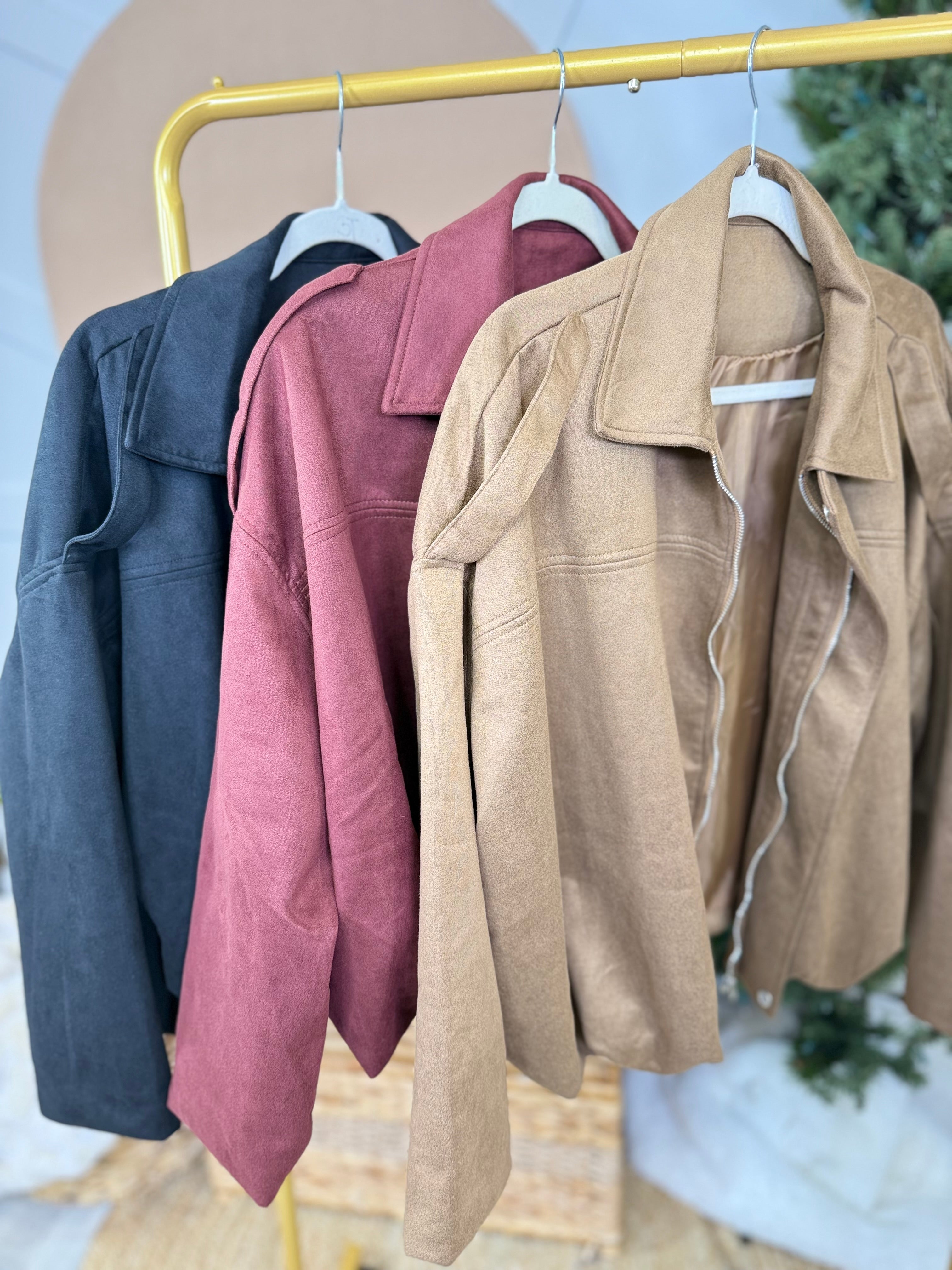 Collared Jacket-200 Jackets/Shackets-HEATHERED BOHO-Heathered Boho Boutique, Women's Fashion and Accessories in Palmetto, FL