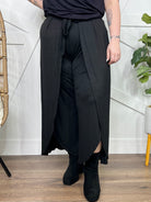 With a Twist Pants-150 PANTS-STYLIVE-Heathered Boho Boutique, Women's Fashion and Accessories in Palmetto, FL